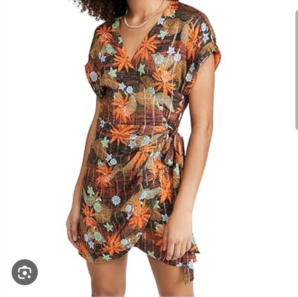 23le Superbe Lookout Mini Wrap Dress Size 2